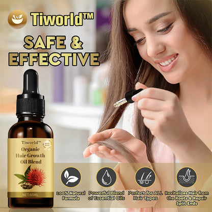 Tiworld™ Organic hair growth oil blend